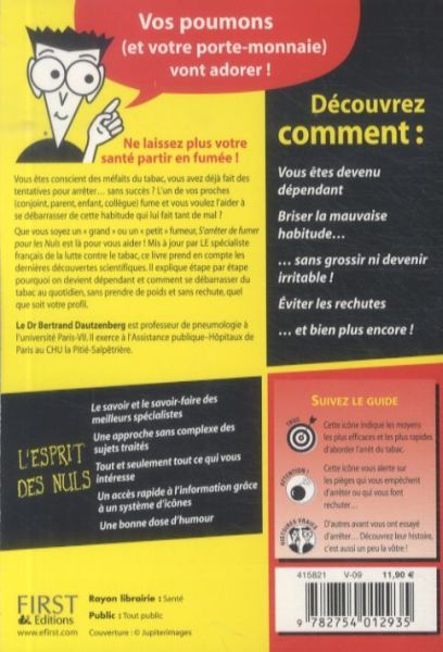 Produktbild: S'arr&ecirc;ter de fumer pour les nuls