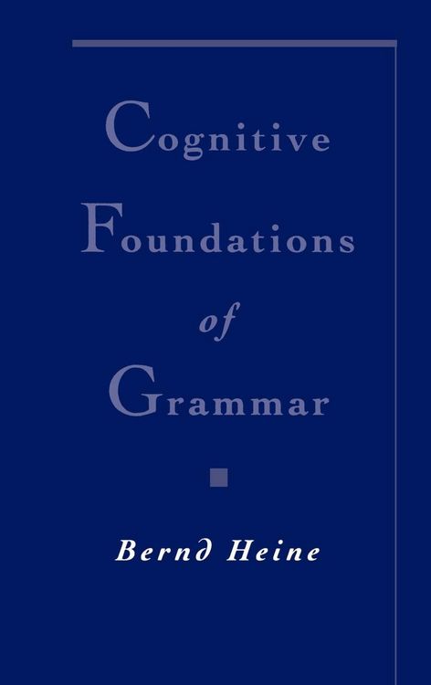 Produktbild: Cognitive Foundations of Grammar