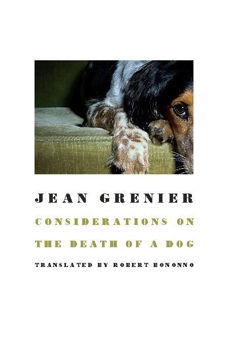 Produktbild: Considerations on the Death of a Dog