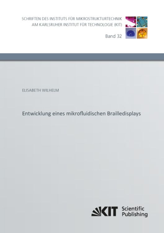 Produktbild: Entwicklung eines mikrofluidischen Brailledisplays