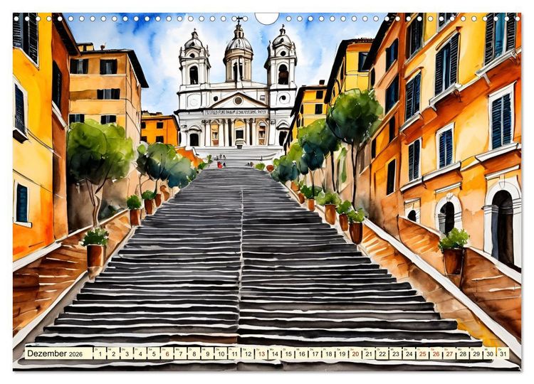 Produktbild: Italien - La dolce vita (Wandkalender 2026 DIN A3 quer), CALVENDO Monatskalender