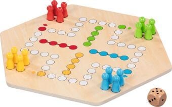 Produktbild: Ludo f&uuml;r bis zu 6 Spieler, beidseitig bedruckt