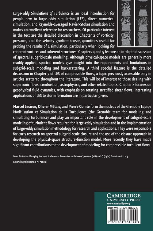 Produktbild: Large-Eddy Simulations of Turbulence