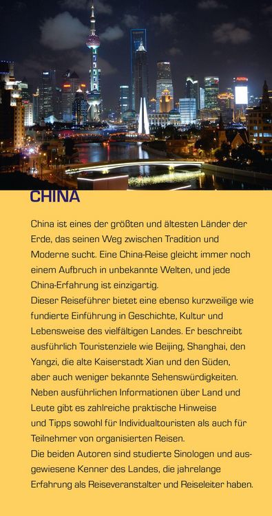 Produktbild: TRESCHER Reisef&uuml;hrer China