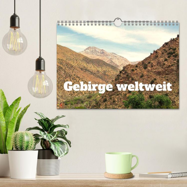 Produktbild: Gebirge weltweit (Wandkalender 2026 DIN A4 quer), CALVENDO Monatskalender
