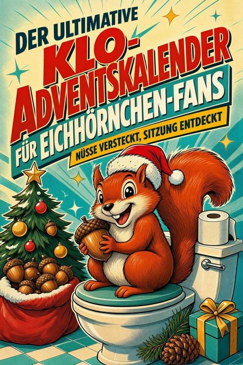 Produktbild: Der ultimative Klo-Adventskalender f&uuml;r Eichh&ouml;rnchen-Fans