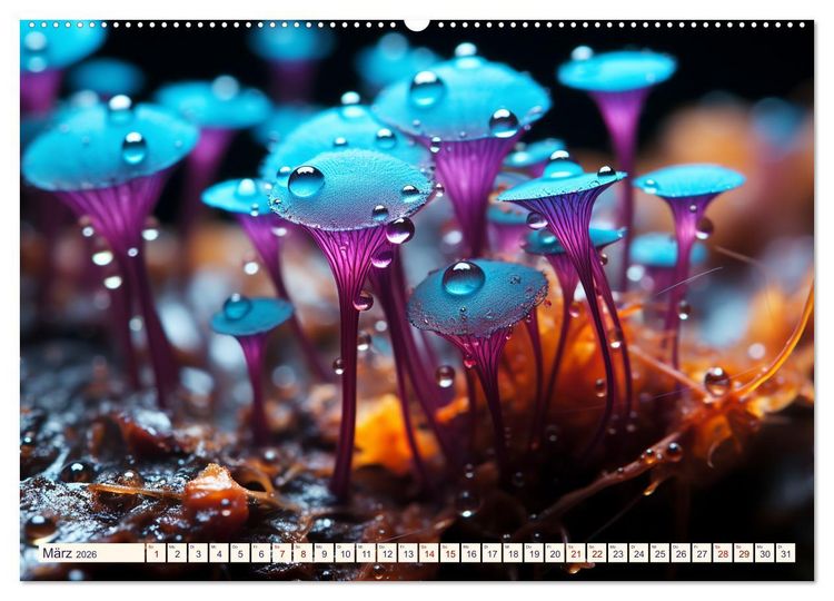 Produktbild: Wunderwelt Mikrokosmos (hochwertiger Premium Wandkalender 2026 DIN A2 quer), Kunstdruck in Hochglanz