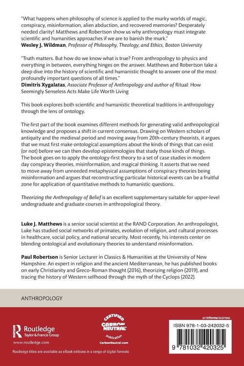 Produktbild: Theorizing the Anthropology of Belief