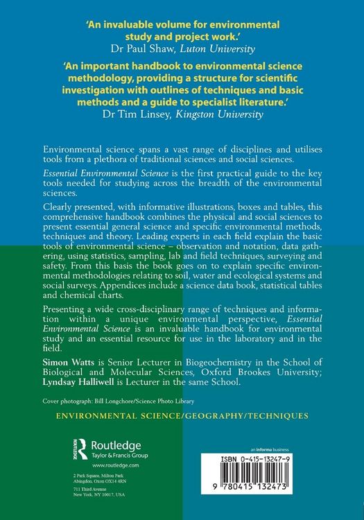 Produktbild: Essential Environmental Science