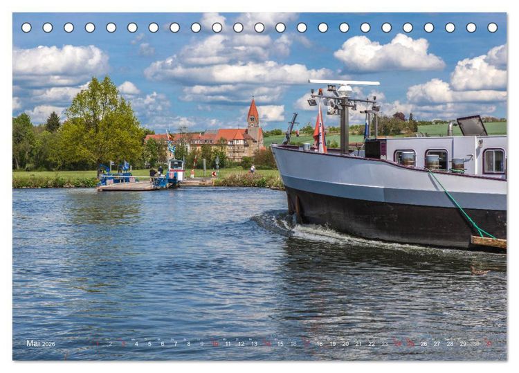 Produktbild: Mainf&auml;hren in Franken (Tischkalender 2026 DIN A5 quer), CALVENDO Monatskalender