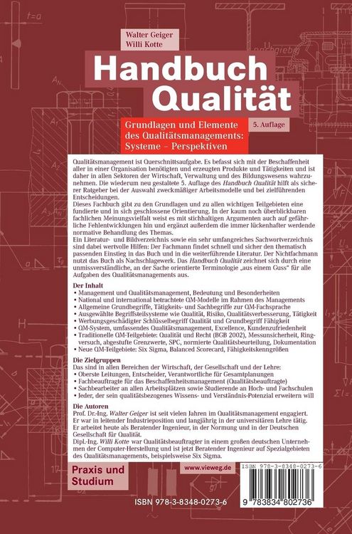 Produktbild: Handbuch Qualit&auml;t