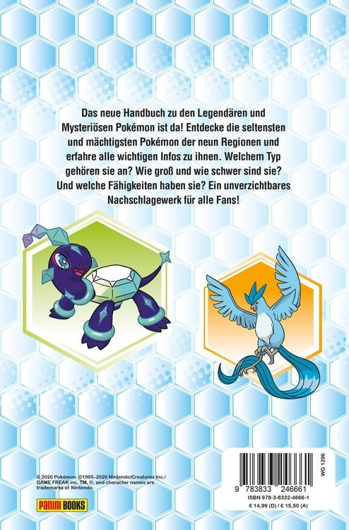 Produktbild: Pok&eacute;mon: Legend&auml;r und Mysteri&ouml;s - Das Lexikon der Legend&auml;ren und Mysteri&ouml;sen Pok&eacute;mon