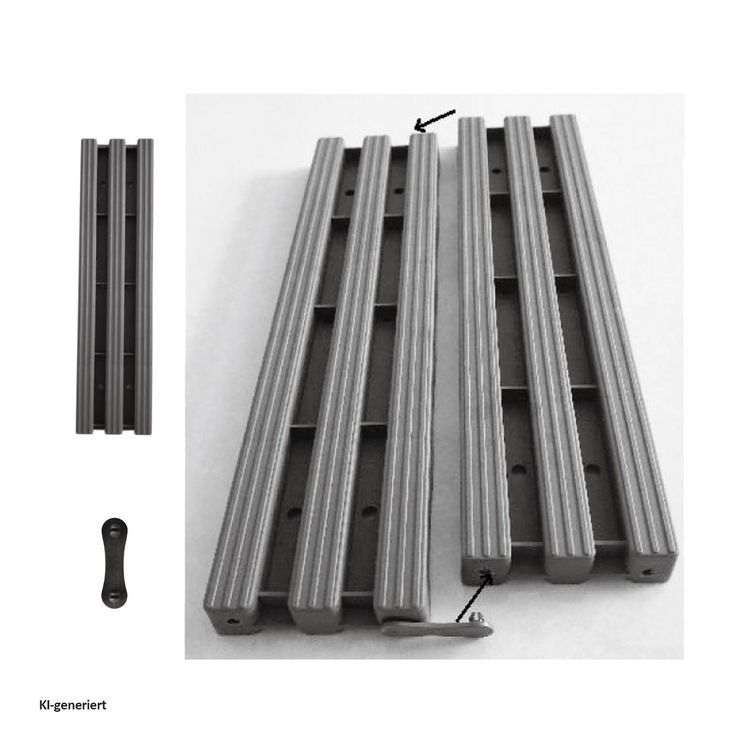 Produktbild: HTI-Living HTI-Living Gartenweg 520 cm Holzbohlenoptik Grau