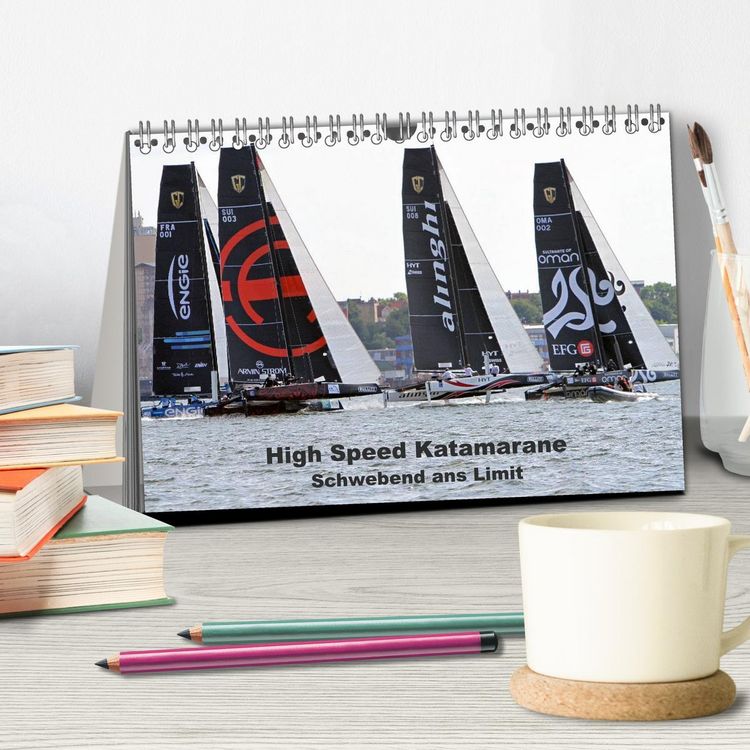 Produktbild: High Speed Katamarane - Schwebend ans Limit (Tischkalender 2026 DIN A5 quer), CALVENDO Monatskalender
