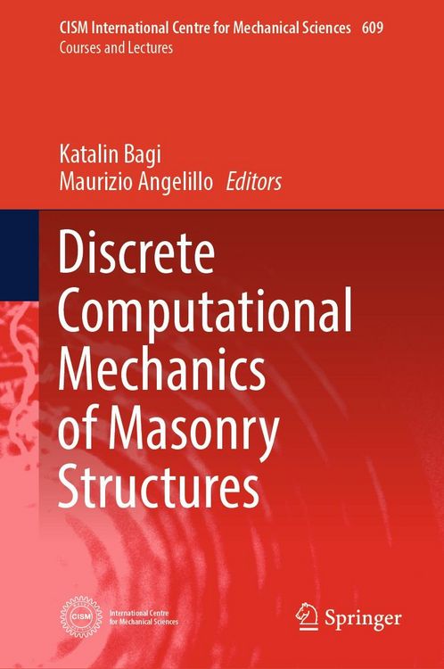 Produktbild: Discrete Computational Mechanics of Masonry Structures