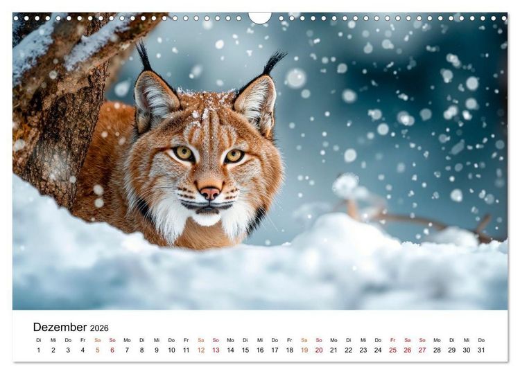 Produktbild: Tierische Jahreszeiten (Wandkalender 2026 DIN A3 quer), CALVENDO Monatskalender