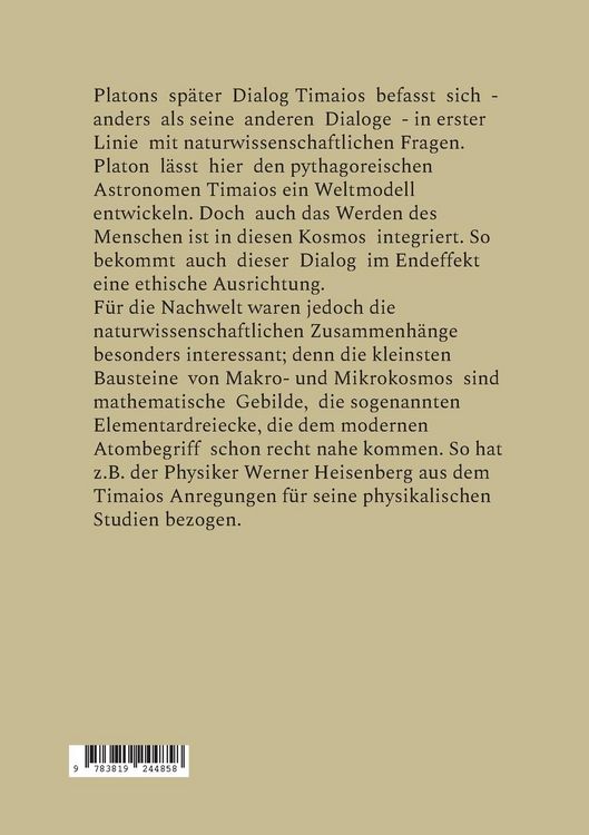 Produktbild: Kosmos und Mensch