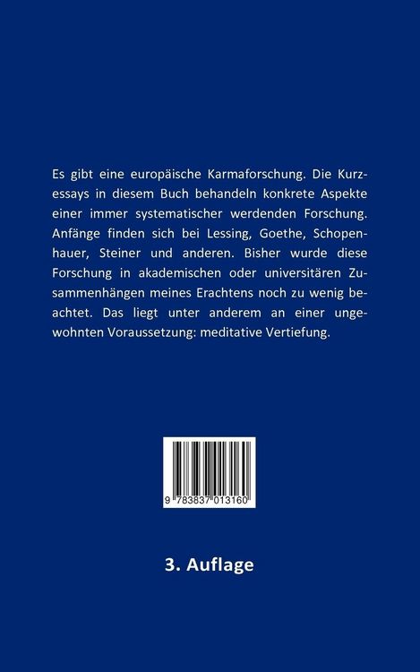 Produktbild: Europ&auml;ische Karmaforschung