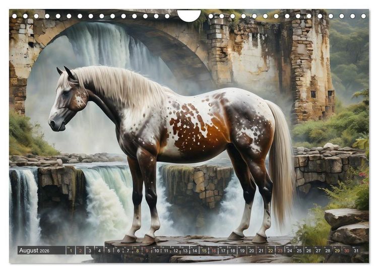 Produktbild: Sch&ouml;ne wilde Mustangs (Wandkalender 2026 DIN A4 quer), CALVENDO Monatskalender