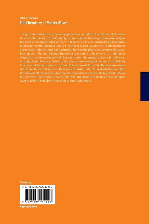 Produktbild: The Chemistry of Matter Waves