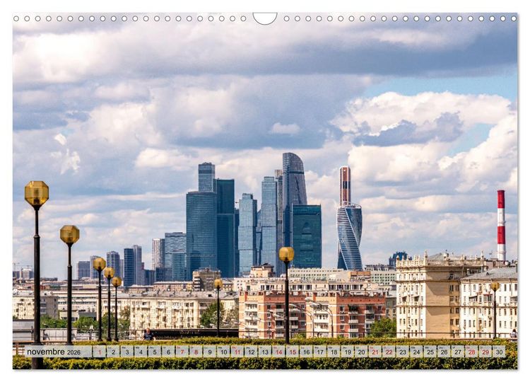 Produktbild: Perspectives de Moscou (Calendrier mural 2026 DIN A3 vertical), CALVENDO calendrier mensuel