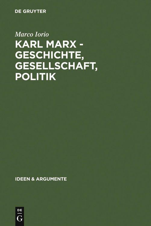 Produktbild: Karl Marx - Geschichte, Gesellschaft, Politik