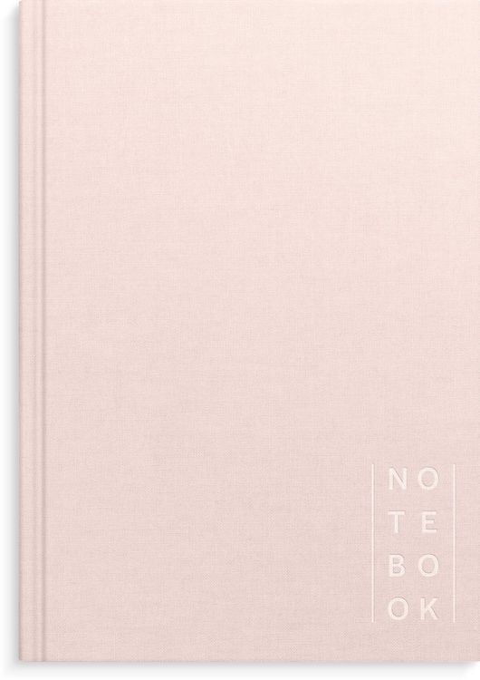 Produktbild: Burde Notizbuch Textil pink liniert A5
