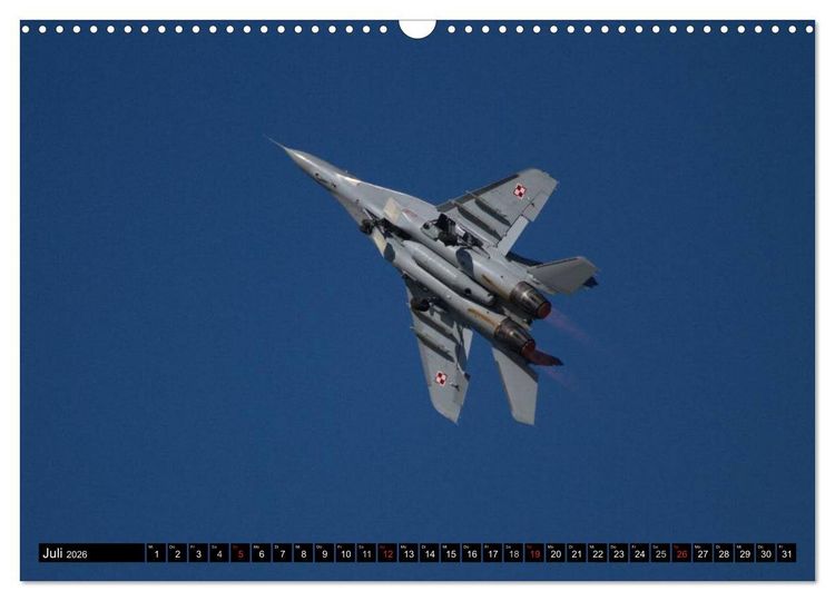 Produktbild: Augenblicke in der Luft: MiG-29 Fulcrum (Wandkalender 2026 DIN A3 quer), CALVENDO Monatskalender