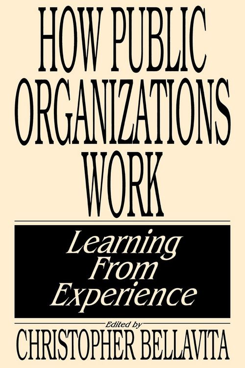 Produktbild: How Public Organizations Work