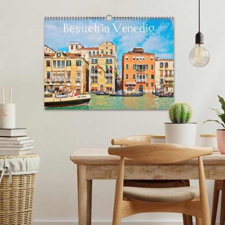 Produktbild: Besuch in Venedig (Wandkalender 2026 DIN A3 quer), CALVENDO Monatskalender