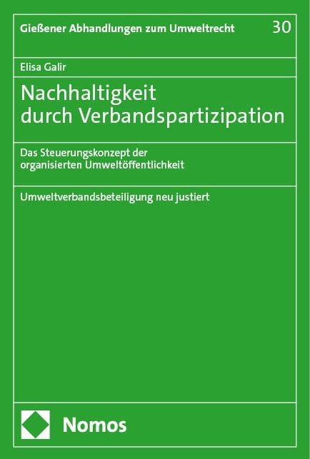 Produktbild: Nachhaltigkeit durch Verbandspartizipation