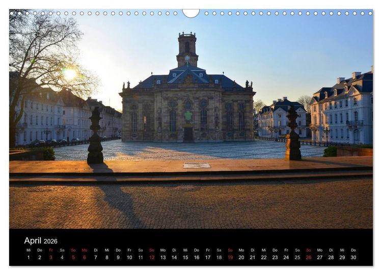 Produktbild: Saarbr&uuml;cken (Wandkalender 2026 DIN A3 quer), CALVENDO Monatskalender