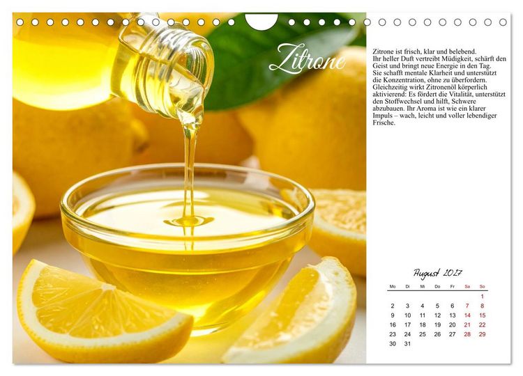 Produktbild: Heilsame Aroma&ouml;le (Wandkalender 2027 DIN A4 quer), CALVENDO Monatskalender