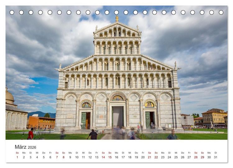 Produktbild: Motive der Toskana (Tischkalender 2026 DIN A5 quer), CALVENDO Monatskalender