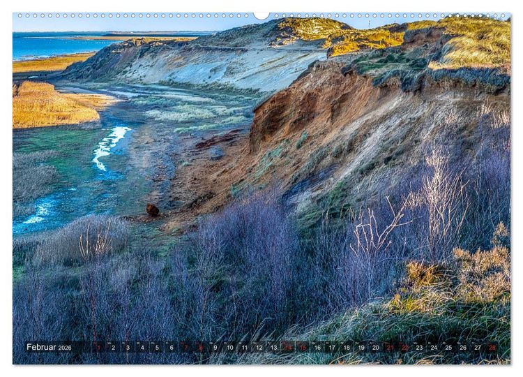 Produktbild: Sylt - Farbige Momente (hochwertiger Premium Wandkalender 2026 DIN A2 quer), Kunstdruck in Hochglanz