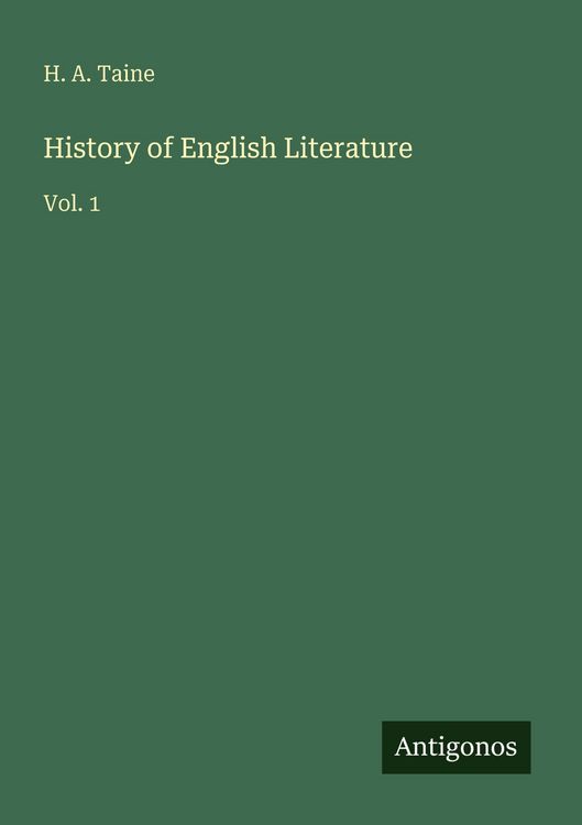 Produktbild: History of English Literature