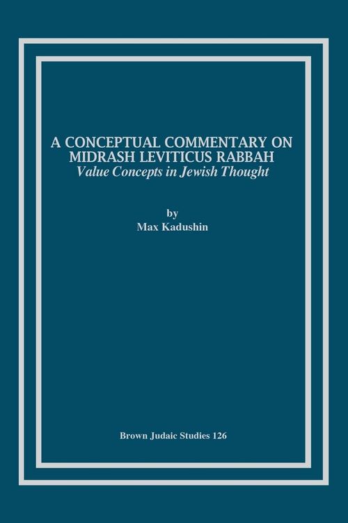 Produktbild: A Conceptual Commentary on Midrash Leviticus Rabbah