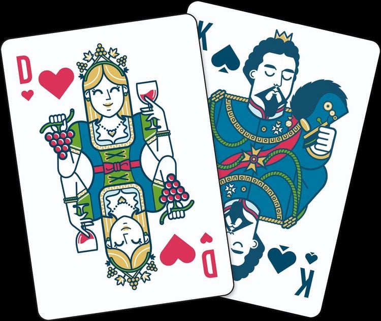 Produktbild: Servus! 55 Spielkarten mit bayerischen Motiven