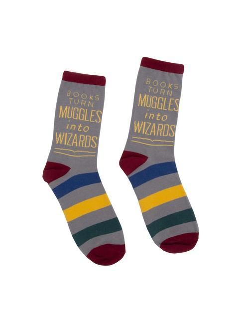 Produktbild: Out of Print: Books Turn Muggles into Wizards Socks - Large