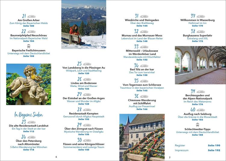 Produktbild: Kleine Auszeiten mit der Bahn Bayern
