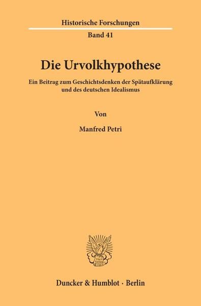 Produktbild: Die Urvolkhypothese.