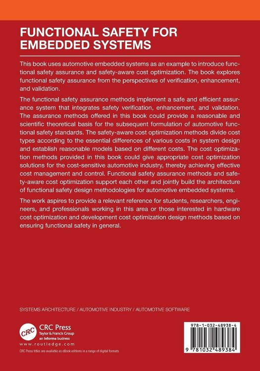 Produktbild: Functional Safety for Embedded Systems