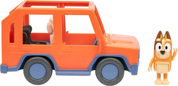 Produktbild: Moose Toys 300176 - BLUEY S11 Heeler Family Road Trip 4WD Vehicle, Familienauto mit Chilli-Figur