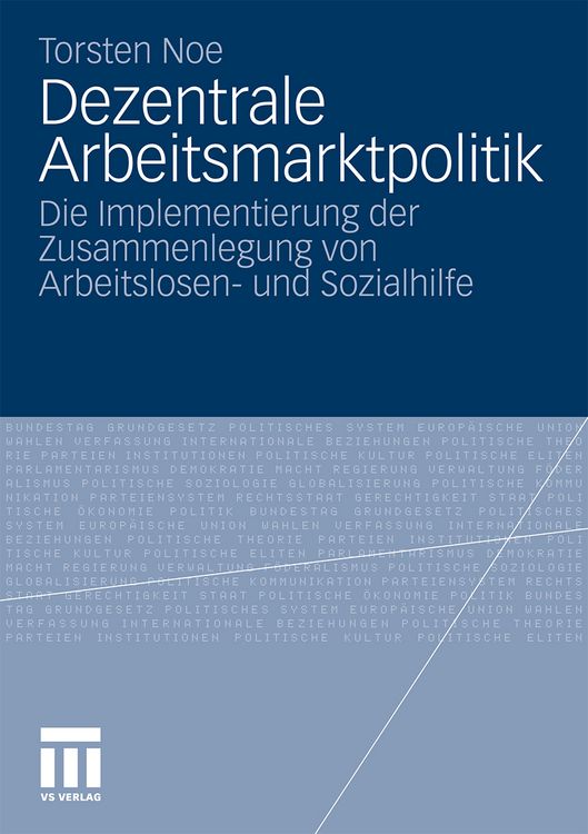 Produktbild: Dezentrale Arbeitsmarktpolitik