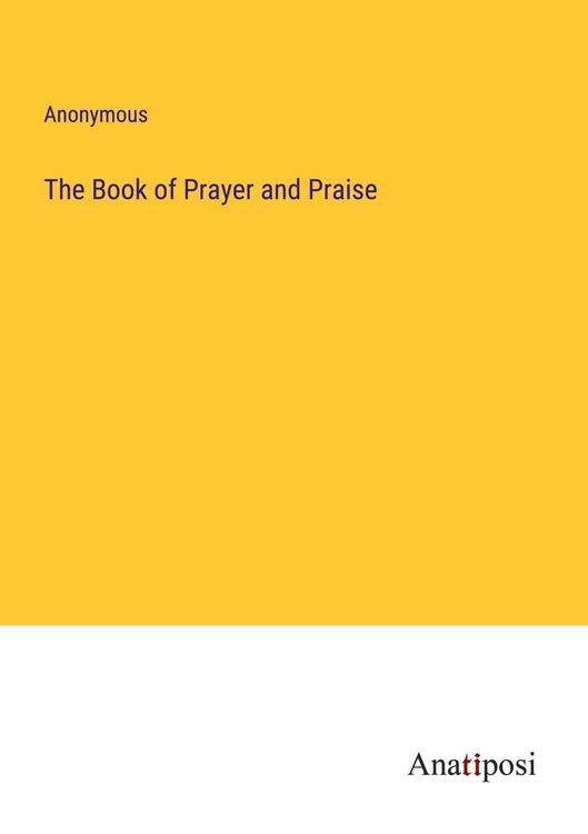 Produktbild: The Book of Prayer and Praise
