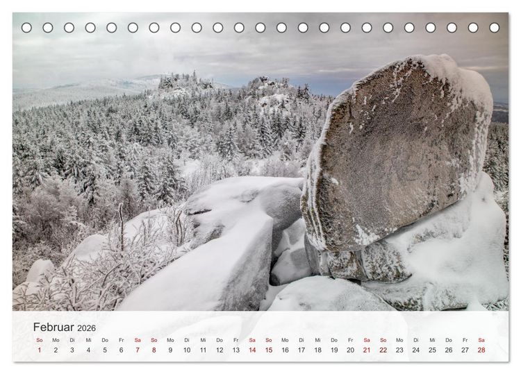 Produktbild: Sagenumwobener Harz (Tischkalender 2026 DIN A5 quer), CALVENDO Monatskalender