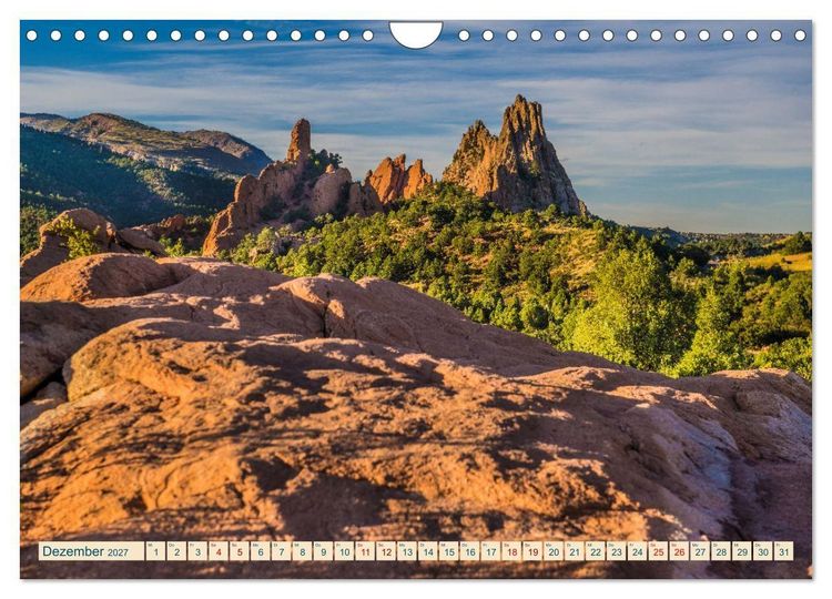 Produktbild: Wyoming, South Dakota Colorado (Wandkalender 2027 DIN A4 quer), CALVENDO Monatskalender