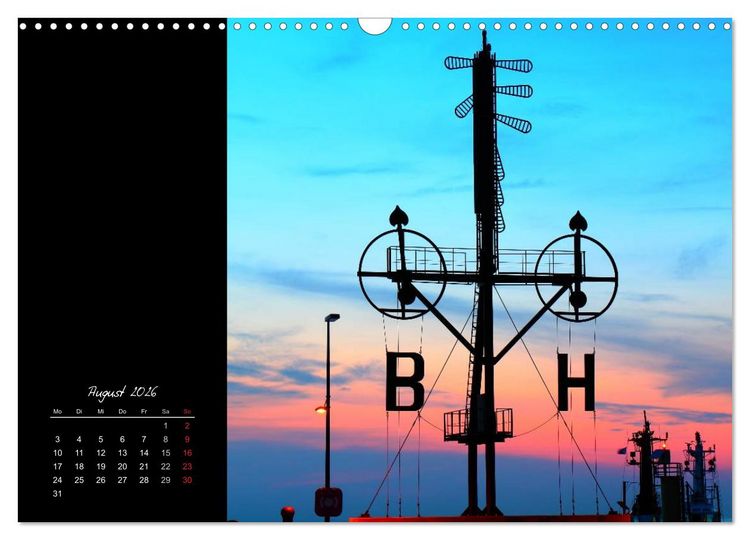 Produktbild: Bremerhaven Nights (Wandkalender 2026 DIN A3 quer), CALVENDO Monatskalender