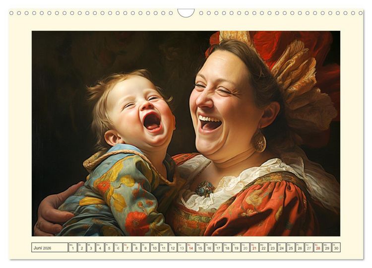 Produktbild: Das lachende Mittelalter. Spa&szlig; und Schenkelklopfer gab es schon immer! (Wandkalender 2026 DIN A3 quer), CALVENDO Monatskalender