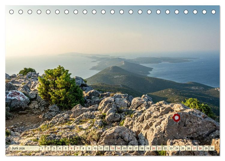 Produktbild: Lo&scaron;inj - Inselzauber in der Adria (Tischkalender 2026 DIN A5 quer), CALVENDO Monatskalender